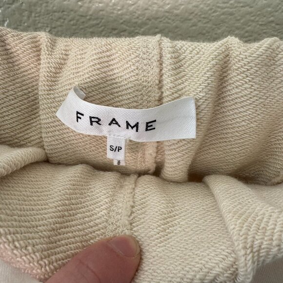 FRAME French Terry Sweat Shorts Size Small - Picture 3 of 4
